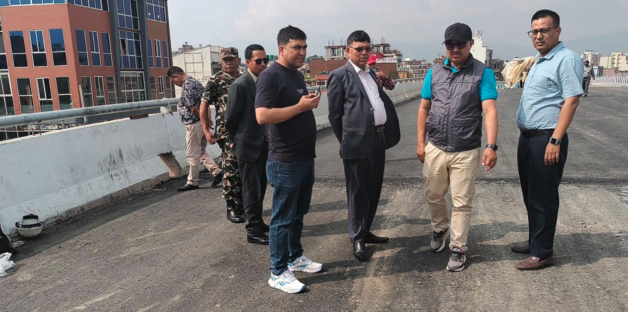 चार दिनपछि फ्लाइओभरबाटै गाडी चल्ने