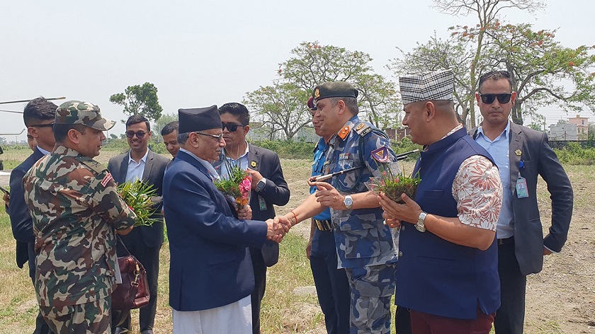 प्रधानमन्त्री प्रचण्ड मोरङमा