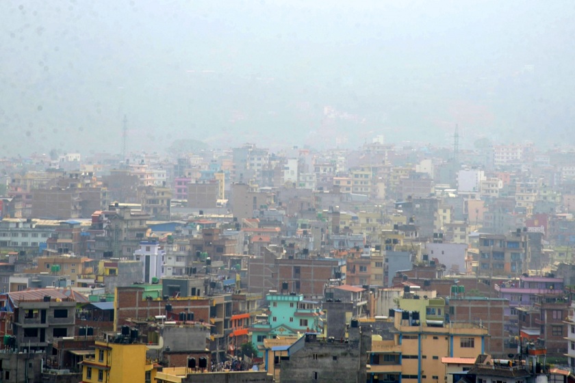 काठमाडौं प्रदूषित सहरको सूचीमा चौथो स्थानमा
