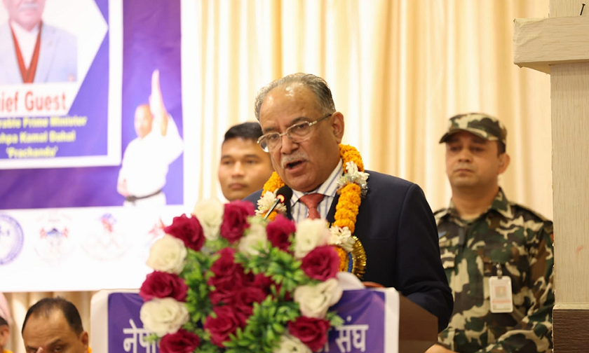 प्रचुर सम्भावनाको क्षेत्रमध्ये खेलकुद पनि एक हो : प्रधानमन्त्री  प्रचण्ड