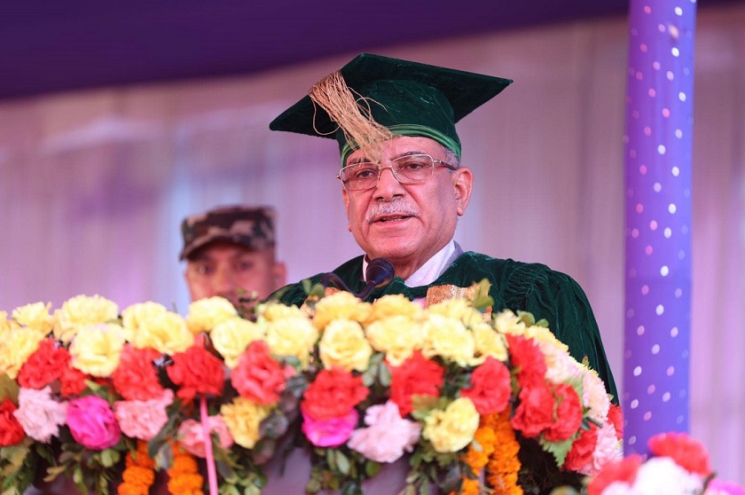 दक्ष जनशक्तिको उत्पादनले मात्र विश्वबजारमा प्रतिस्पर्धा गर्न सकिन्छ : प्रधानमन्त्री प्रचण्ड