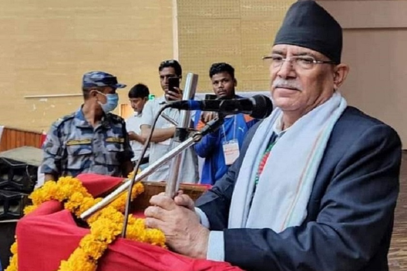 पार्टीभित्रको गुटबन्दीका कारण चुनावमा पछि परियो : प्रचण्ड