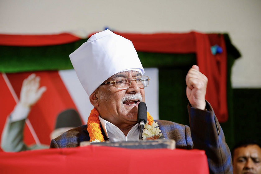 देश माओवादीमय बन्दैछ, फेरि प्रत्यक्ष निर्वाचित कार्यकारी राष्ट्रपतिको मुद्दा उठाउँछौँ :  प्रचण्ड