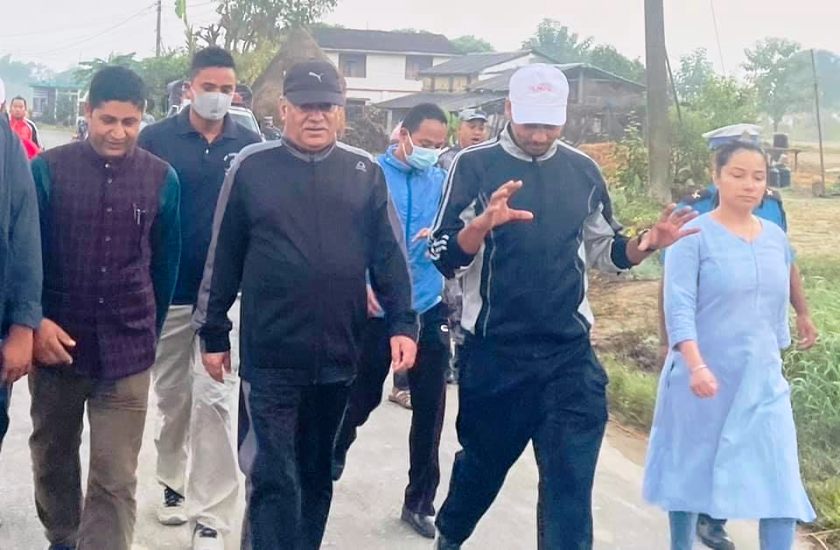 माओवादी केन्द्रका अध्यक्ष प्रचण्डद्धारा सोमेश्वरगढी अवलोकन, सिढीं र भ्युटावर निर्माणमा सहयोग गर्ने प्रतिबद्धता