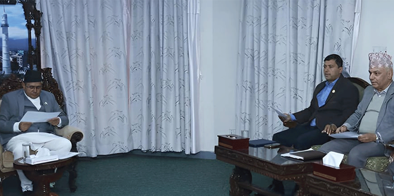 संसद् पुनर्स्थापनाबारे काँग्रेस र एमालेद्वारा सभामुखसँग छलफल