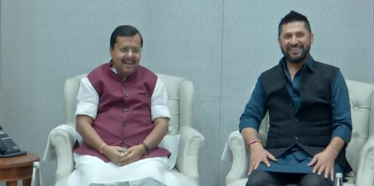 नयाँ दिल्लीमा रास्वपा सभापति लामिछाने र भाजपा नेताबीच छलफल