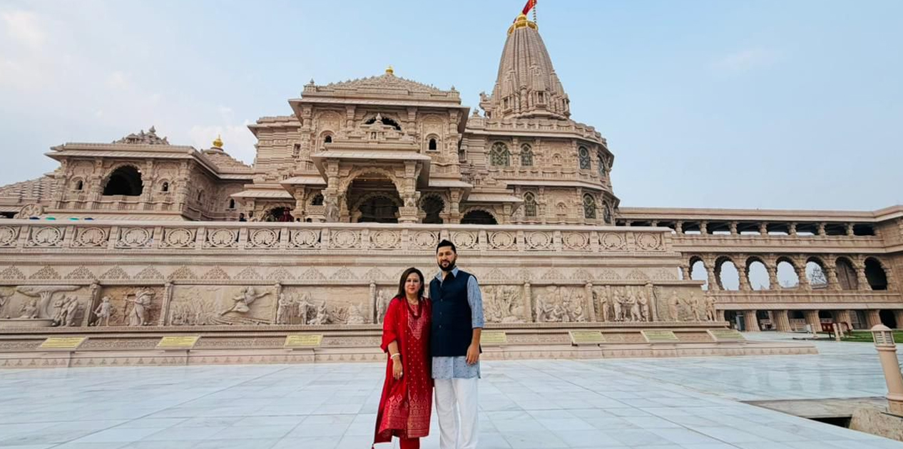भारत भ्रमणबाट स्वदेश फर्किनु अघि अयोध्या पुगे रवि