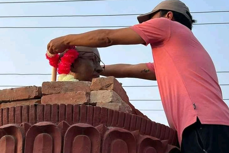 पूर्व-राजा वीरेन्द्रको शालिक स्थापना