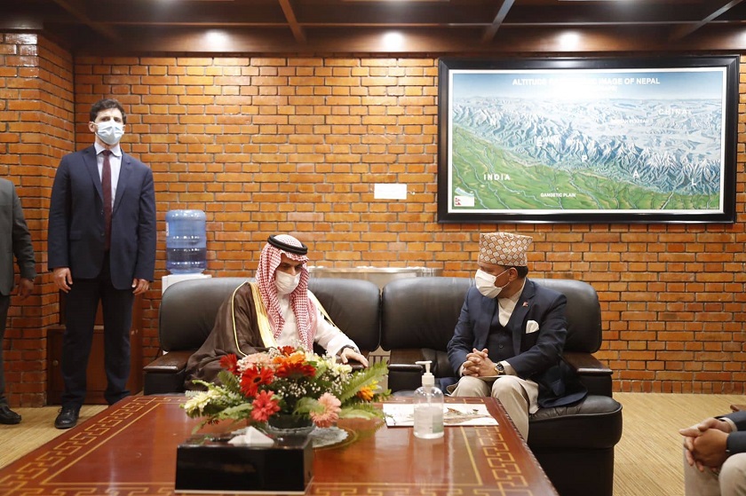साउदी अरबका विदेशमन्त्रीको कोकोसँग भेटवार्ता हुँदैछ नेपालमा ?