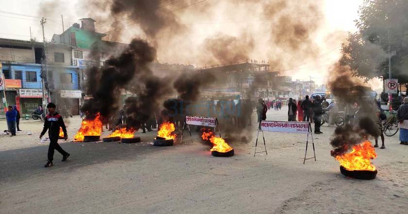 बर्दिबासमा चर्किएको आन्दोलन साम्य हुने