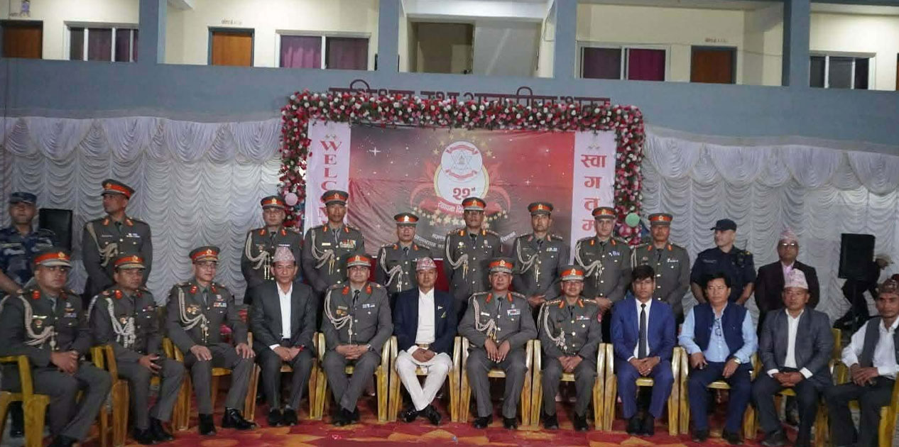 विपद् व्यवस्थापनमा उच्च मनोबलसहित खटिन सशस्त्र प्रहरीलाई निर्देशन