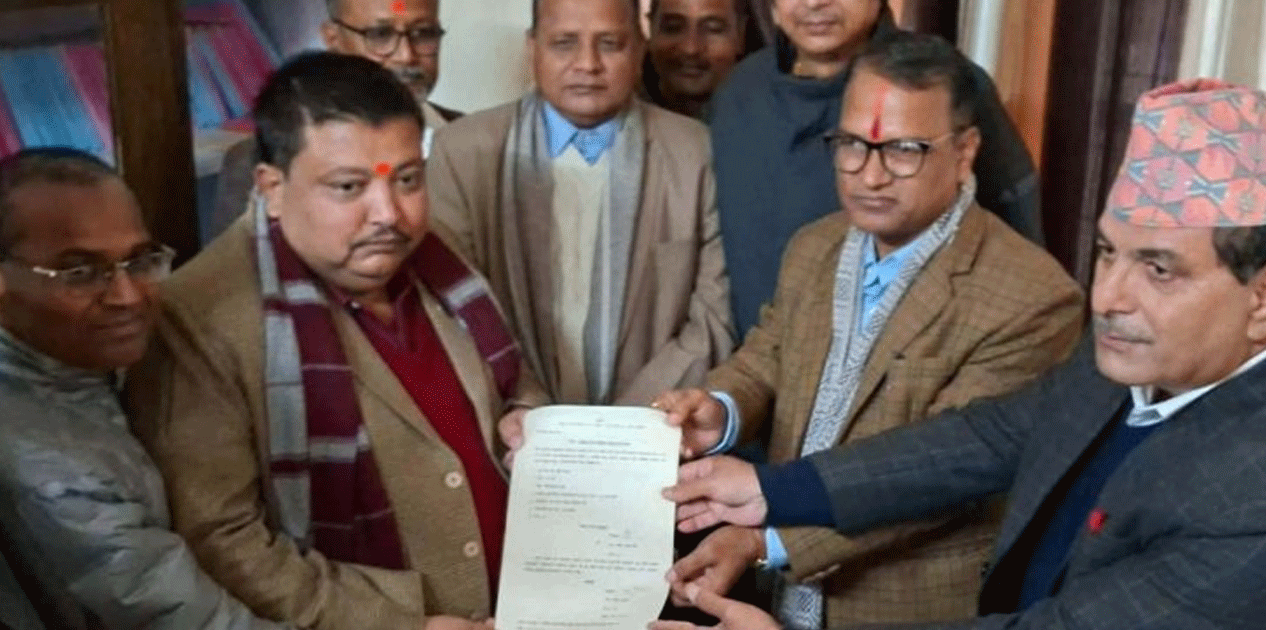 मधेस प्रदेशसभा: सभामुख पदका लागि जसपा नेपालका यादवले गराए उम्मेदवारी दर्ता