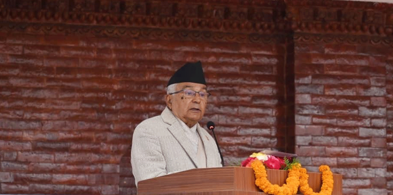 ‘जिम्मेवार प्रेसले लोकतान्त्रिक गणतन्त्रलाई अझ बलियो बनाउँछ’ : राष्ट्रपति पौडेल