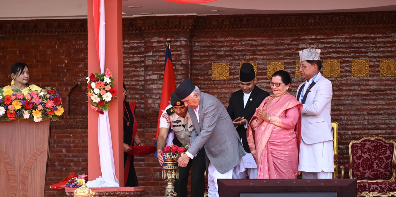 ‘चलचित्र क्षेत्रले अध्ययन, अनुसन्धान र सृजनात्मक पक्षलाई छाड्न हुन्न’: राष्ट्रपति