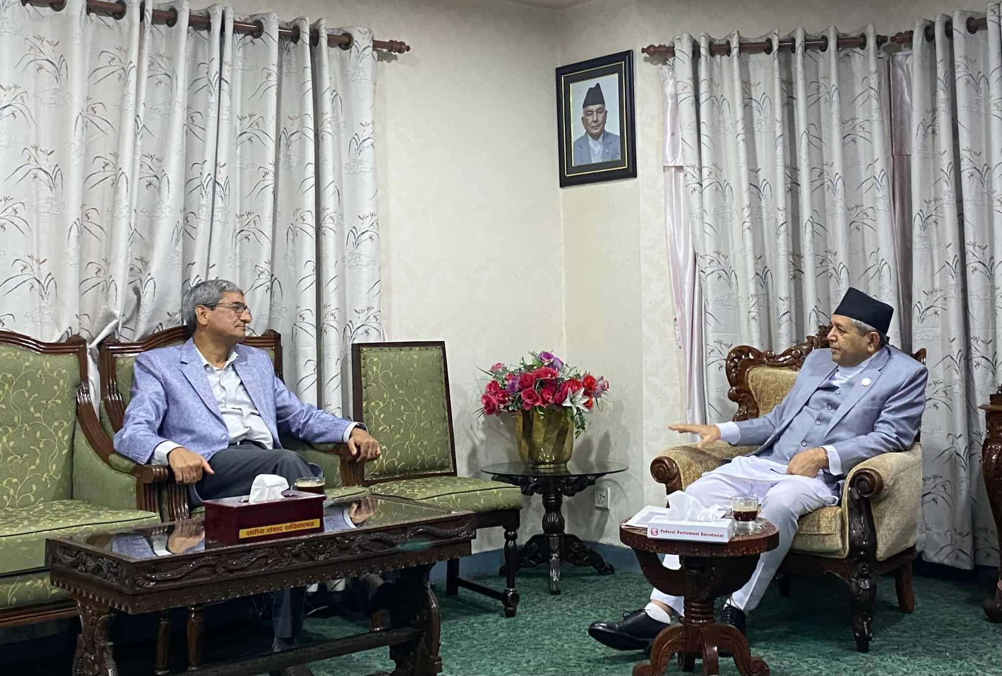 सभामुख र गृहमन्त्रीबिच छलफल