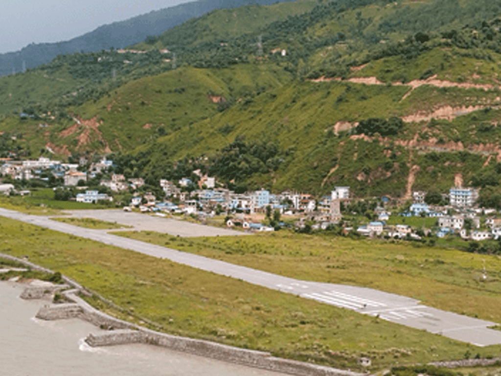 सुनसान छ रामेछाप विमानस्थल