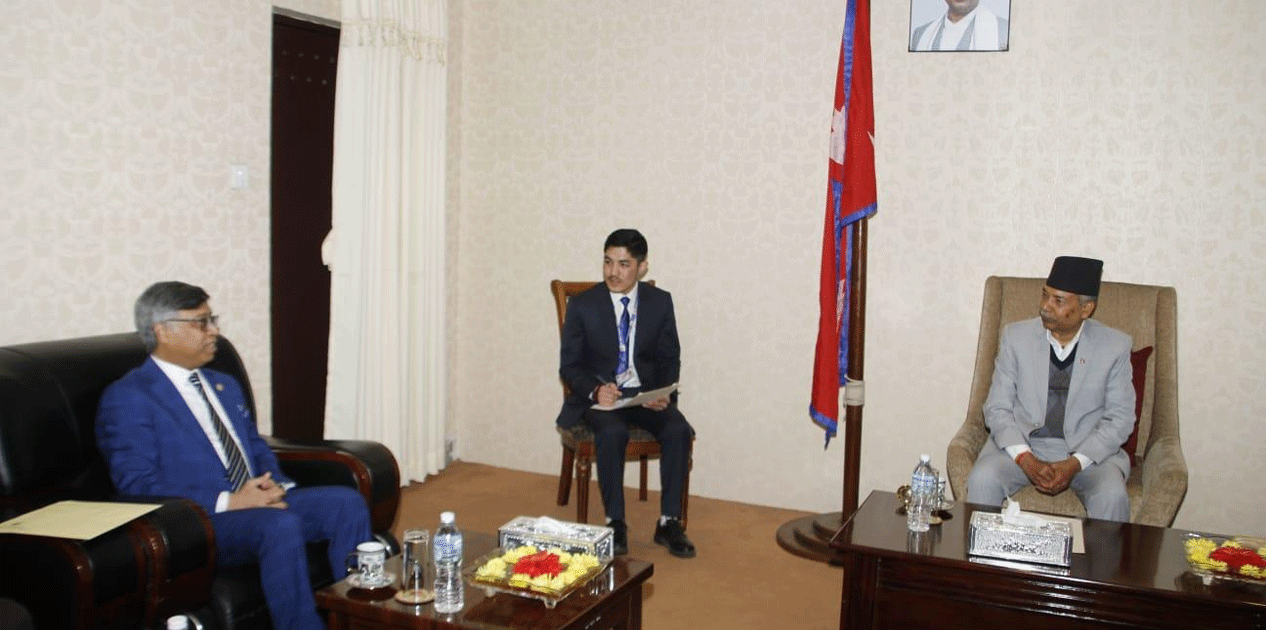 उपराष्ट्रपति यादवसँग सार्क महासचिवको शिष्टाचार भेट