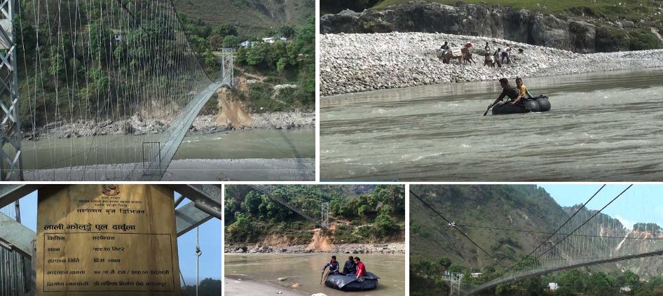 भारतको दादागिरी : नेपालको लगानीमा बनेको झोलुंगे पुल सञ्चालन हुन दिएन