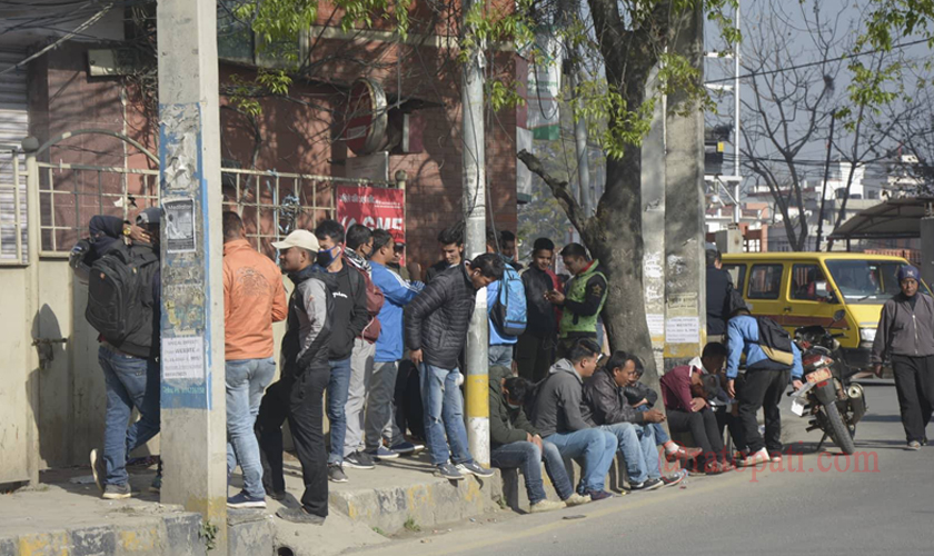कोरियाका लागि पहिलो दिनमै ५५ हजार आवेदन दर्ता
