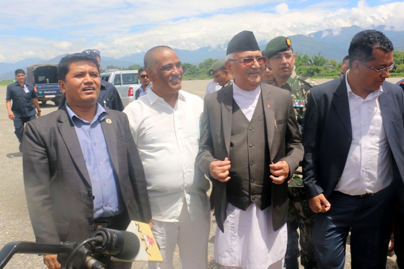 पोखरा विमानस्थलको निर्माण समयमै सम्पन्न हुन्छ : प्रधानमन्त्री ओली