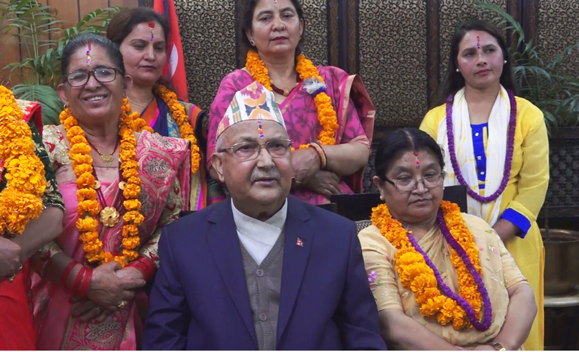 यस्तो रह्यो प्रधानमन्त्री ओलीको भाइटीका