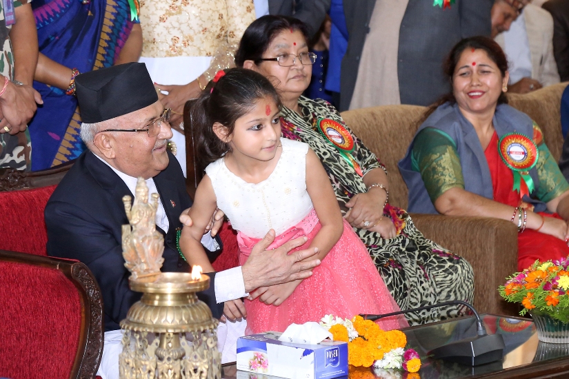 पाँच वर्षभित्र गरीबी हटाइने प्रधानमन्त्री ओलीको दृढता