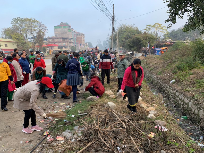 सरसफाईमा नगरवासीको सामुहिक दायित्व हुनु पर्छ : मेयर रेनु दाहाल