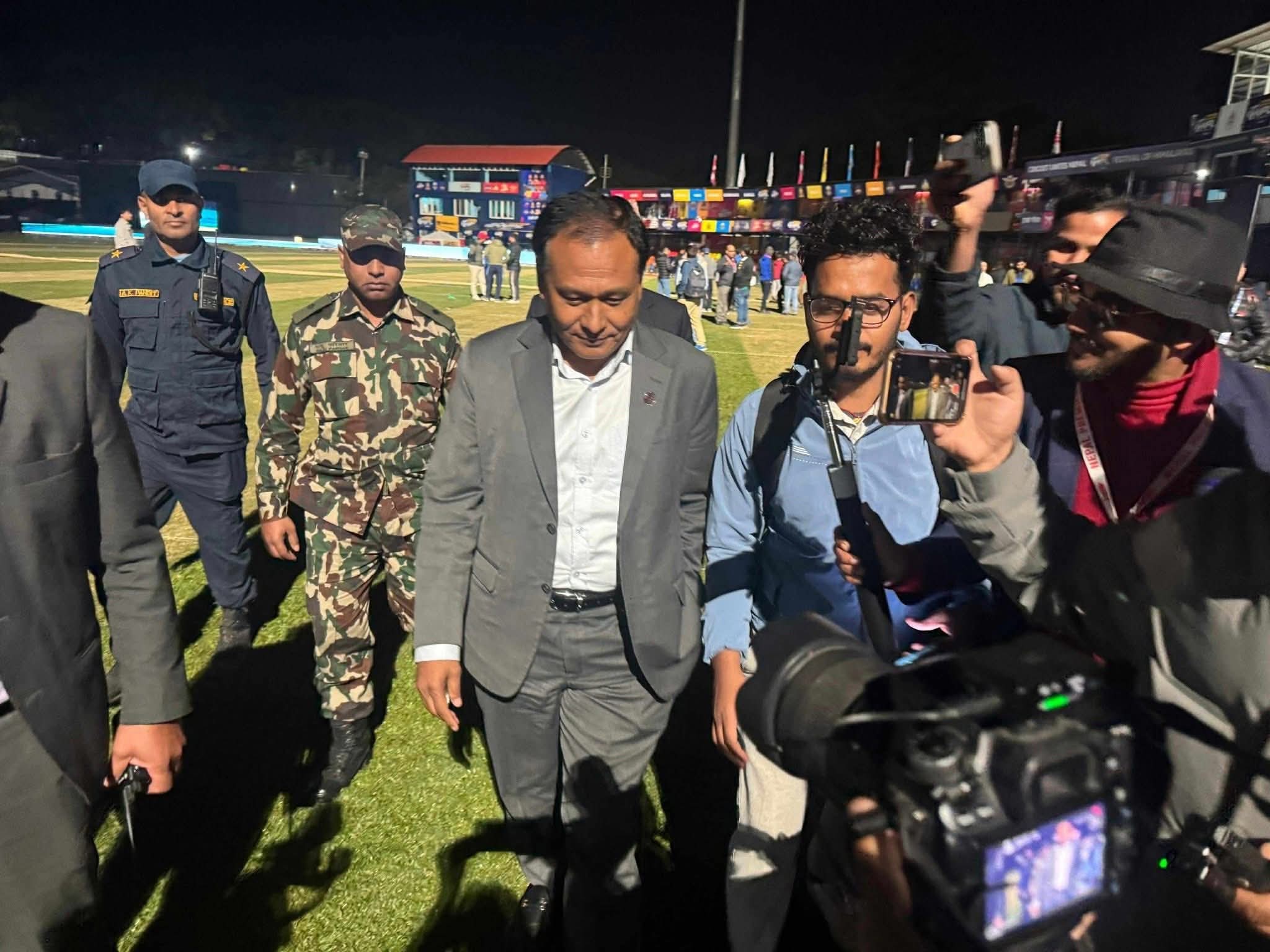 कीर्तिपुर क्रिकेट रङ्गशाला हस्तान्तरणसँगै नेपालको क्रिकेट उज्यालो भविष्यतर्फ : मन्त्री घिसिङ