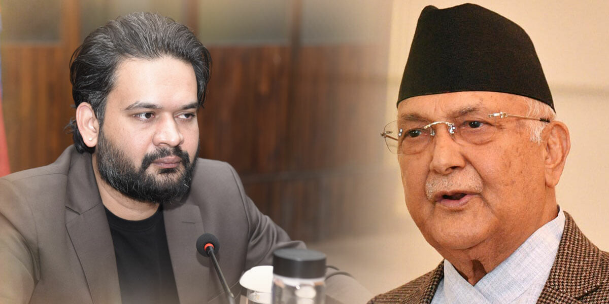 बालेनलाई बतासे अण्डाको संज्ञा दिँदै ओलीले भनेः देश जलाउने शक्तिबाट चल्ला निस्किँदैन