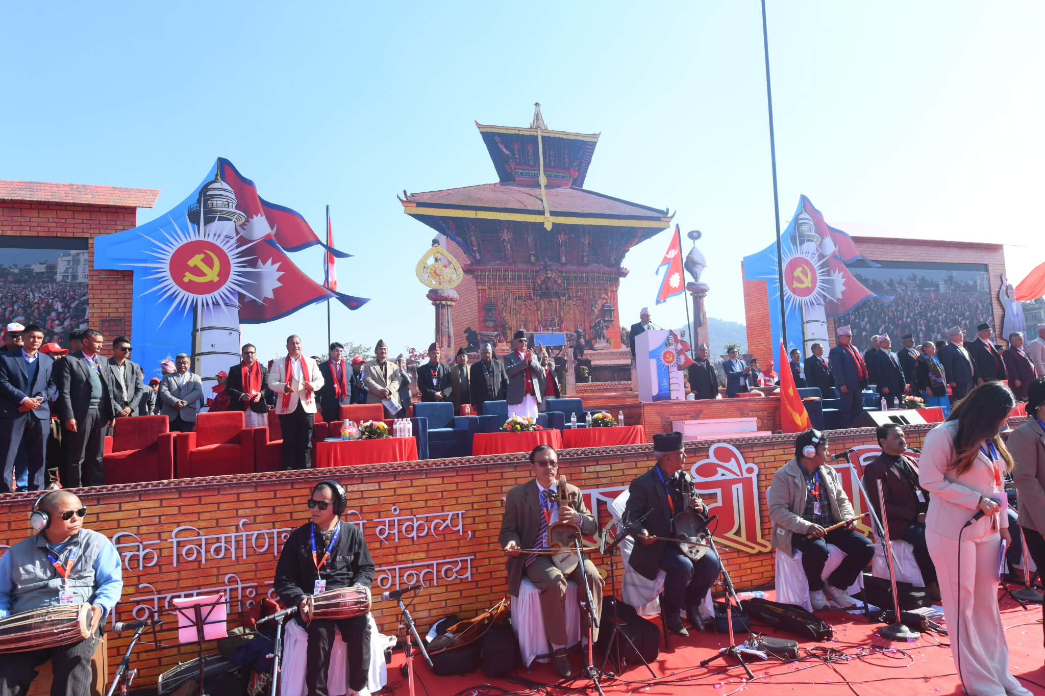 एमाले महाधिवेशन : भृकुटीमण्डपमा बन्दसत्र शुरु हुँदै