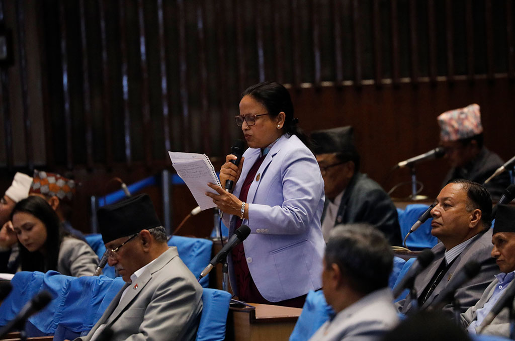 प्रधानमन्त्रीले सांसदहरूको अपमान गर्दै सदनमा झुट बोल्नुभयो: सांसद शर्मा