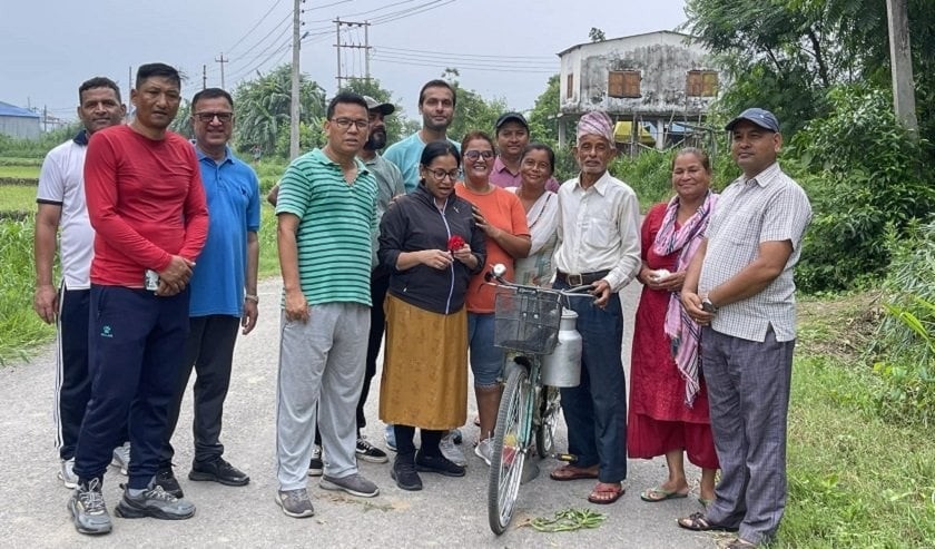 मर्निङवाक सँगै गुनासो सुन्दै महानगर प्रमुख दाहाल