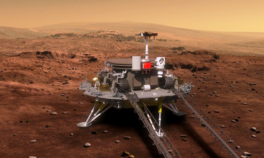 मंगल ग्रहमा चिनियाँ रोबोटको सफल अवतरण