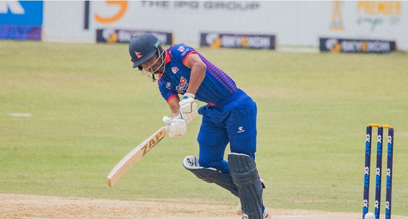 नेपाललाई दोस्रो सफलता, कप्तान रोहितले लिए विकेट