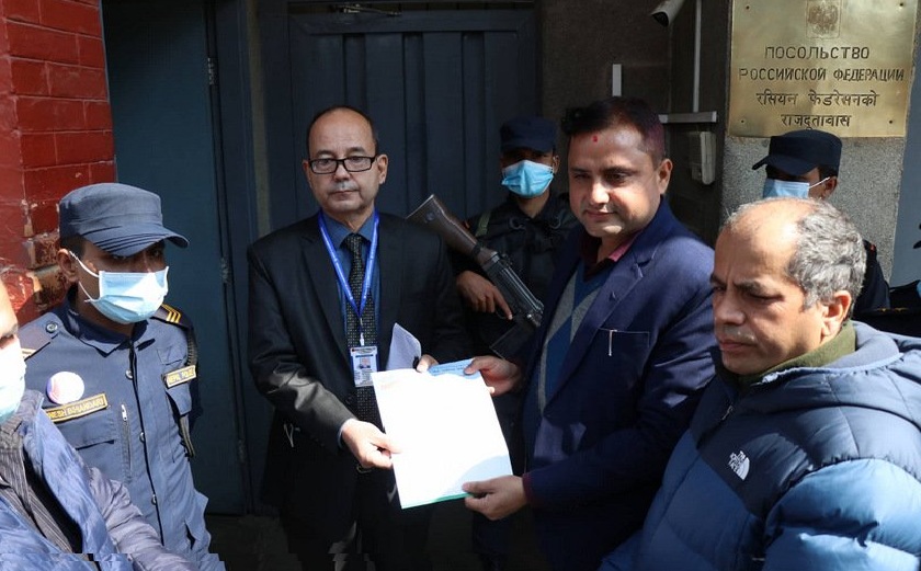 नेपाली मानव अधिकारकर्मीहरुले  पुटिनलाई पठाए पत्र