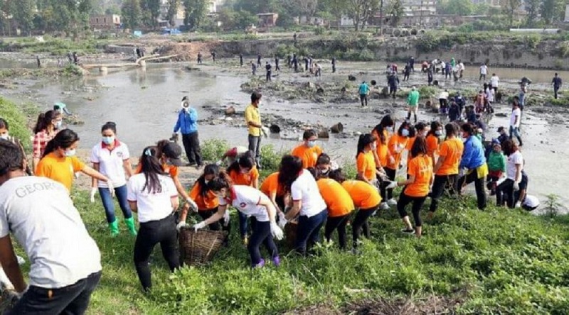 वाग्मती सफाइ महाअभियान जारी