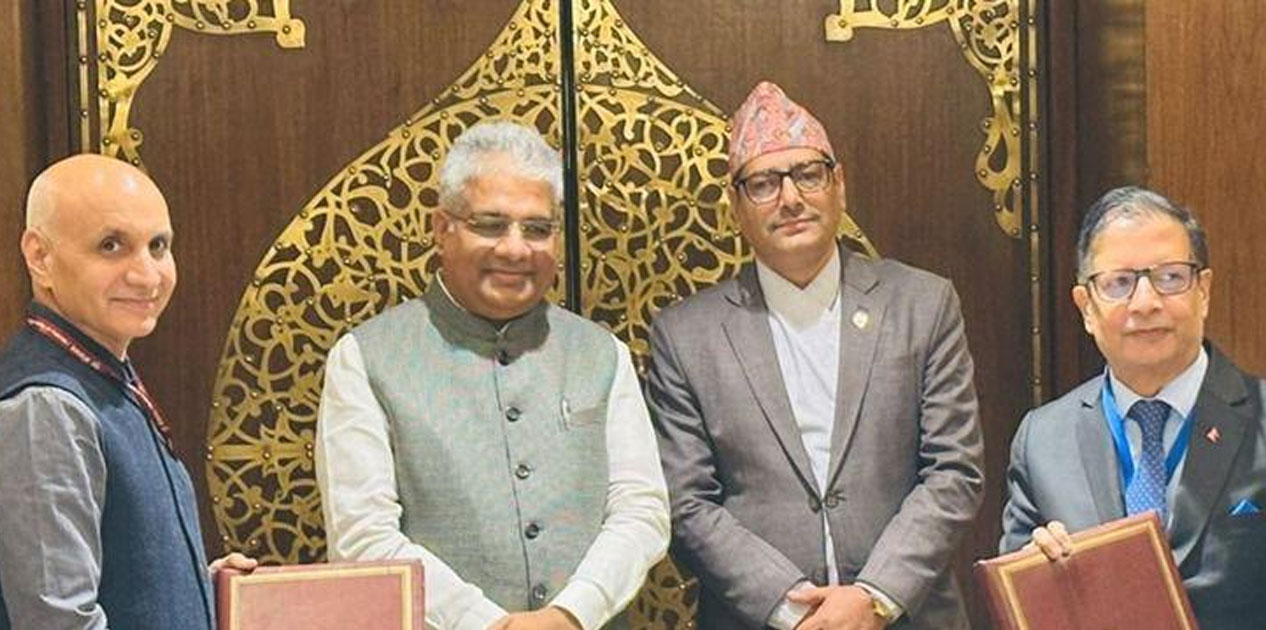 नेपाल र भारतबीच जैविक विविधता संरक्षणसम्बन्धी समझदारीपत्रमा हस्ताक्षर