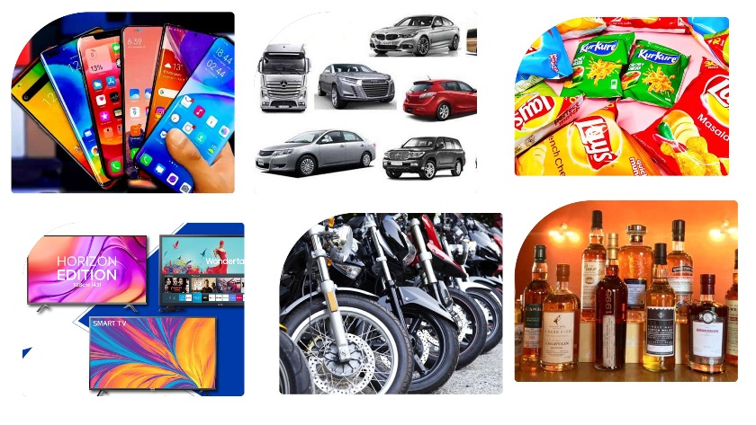 यि १० प्रकारका विलासी वस्तुको आयातमा सरकारले गर्यो थप कडाई, मोबाईलदेखि मोटरसाईकल सम्ममा रोक