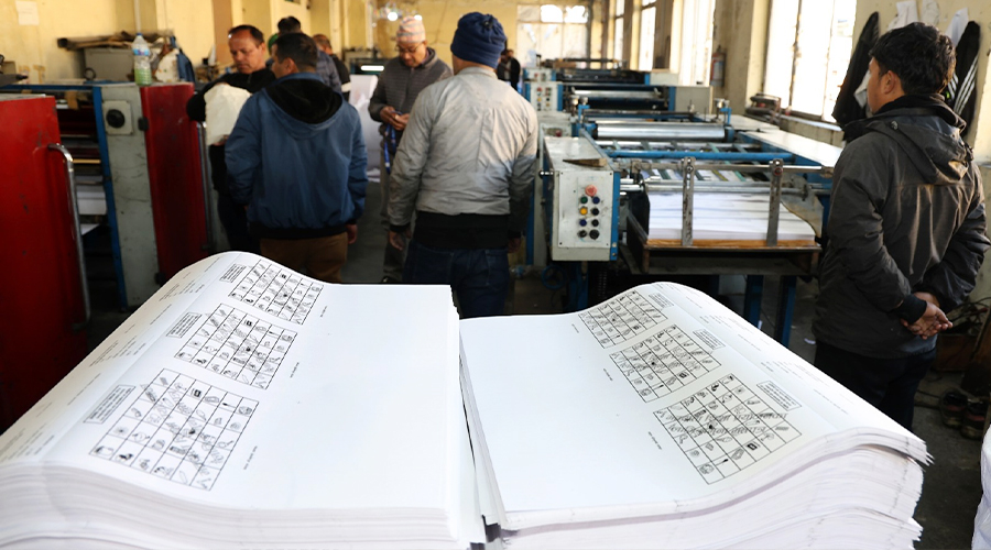 मतपत्र छपाइ अन्तिम चरणमा