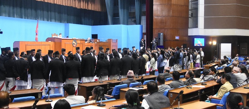 प्रतिनिधिसभामा रास्वपा र राप्रपाको अवरोध