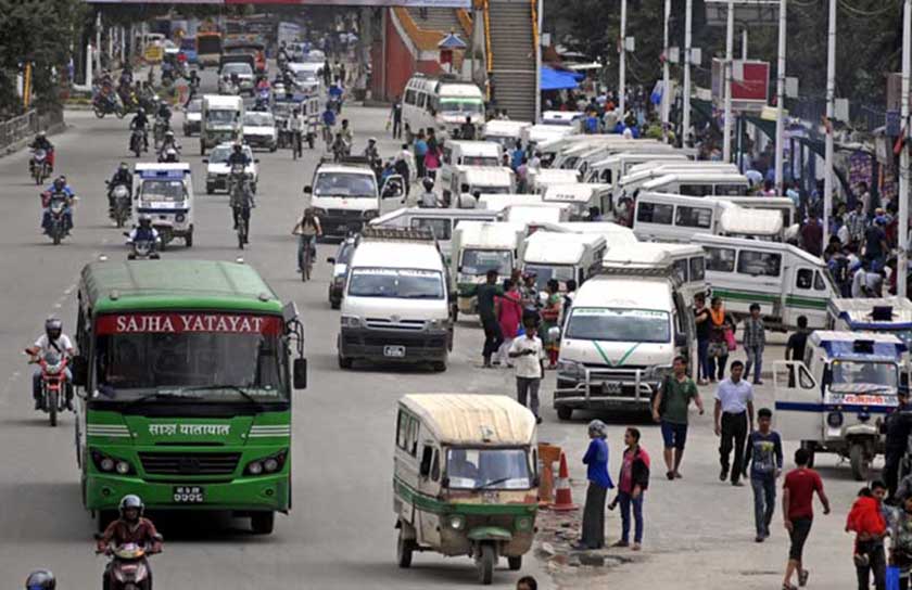 सार्वजनिक यातायात दुई दिनभित्र चल्ने