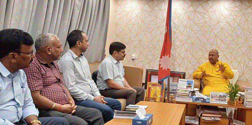 मधेसका मुख्यमन्त्री सिंहसँग भारतीय प्रतिनिधिमण्डलको भेट