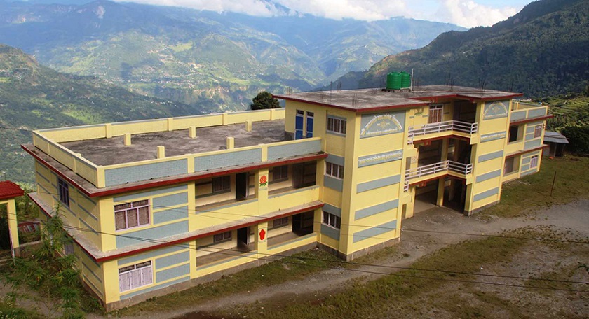 अन्नपात र गाईभैँसी बेचेर म्याग्दीको विद्यालय पुनःनिर्माण