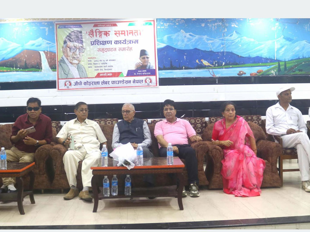 हरेक क्षेत्रमा लैंगिक समानता कायम हुनुपर्छ : नेता कोइराला