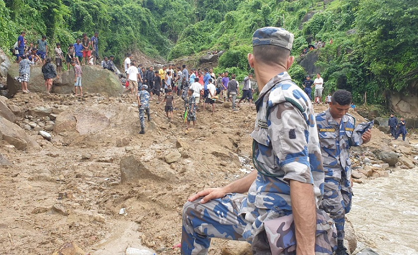 सिक्रेनीको पहिरोमा परेका एक जनाको शव भेटियो