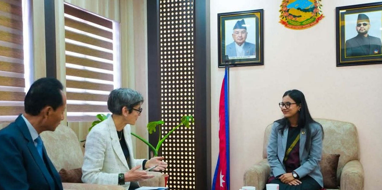 कानुनमन्त्री गौतम र स्वीस राजदूतबीच द्विपक्षीय सहकार्यबारे छलफल