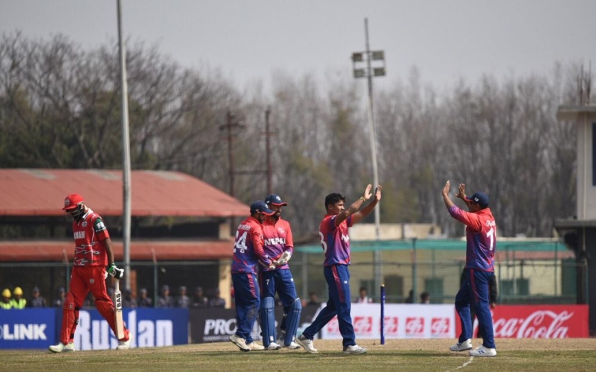 ओमनले नेपाललाई १ सय ९८ रनको लक्ष्य दियो