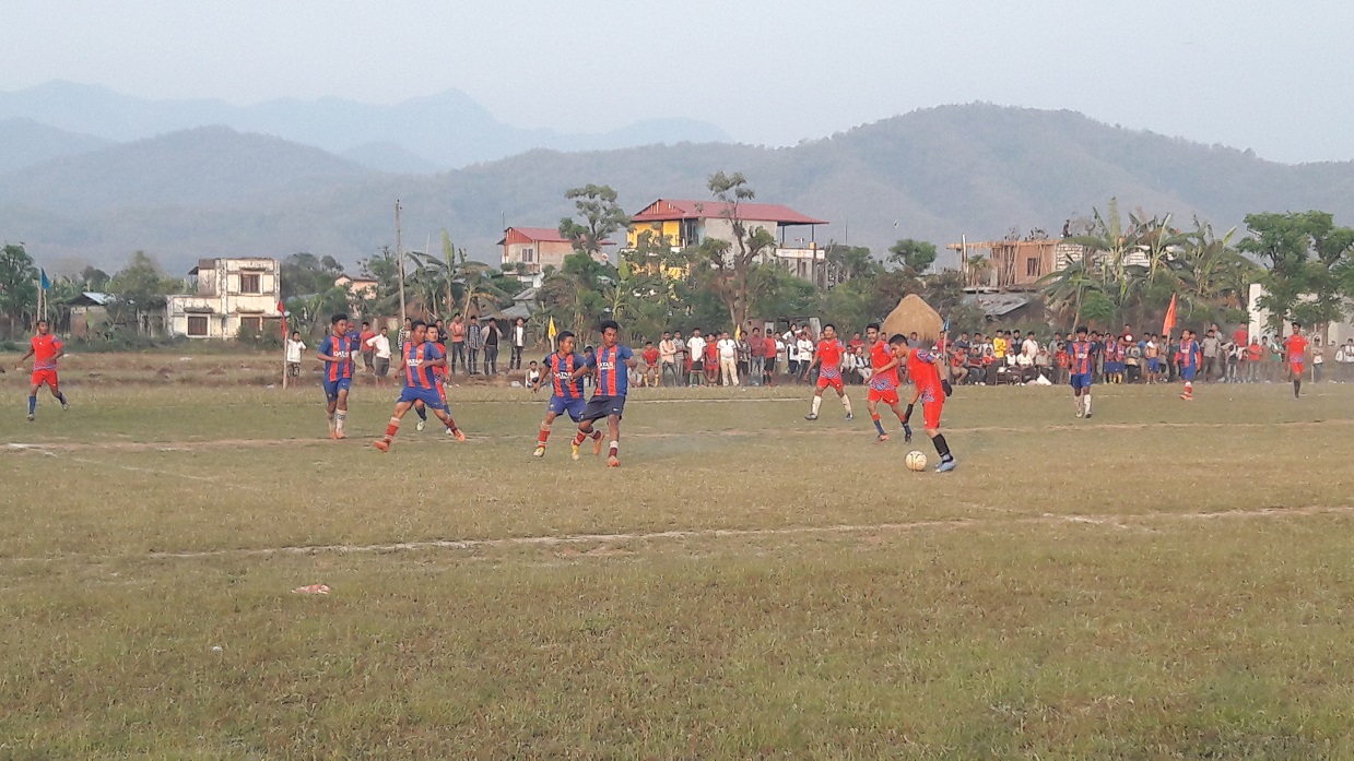 चितवनको रत्ननगरमा प्रथम मेयर कप फुटबल खेल जारी, आजको खेलमा रत्ननगर १० विजयी