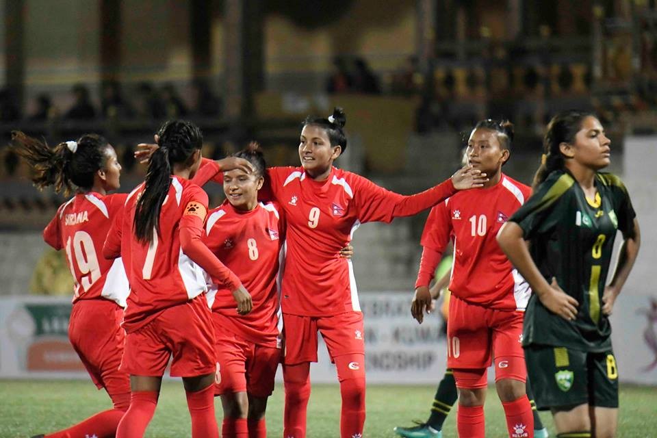 साफ महिला यु–२० को फाइनलमा नेपाल र बंगलादेश भिडदै