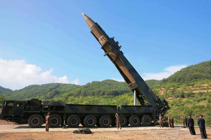 Hwasong-14 intercontinental ballistic missile